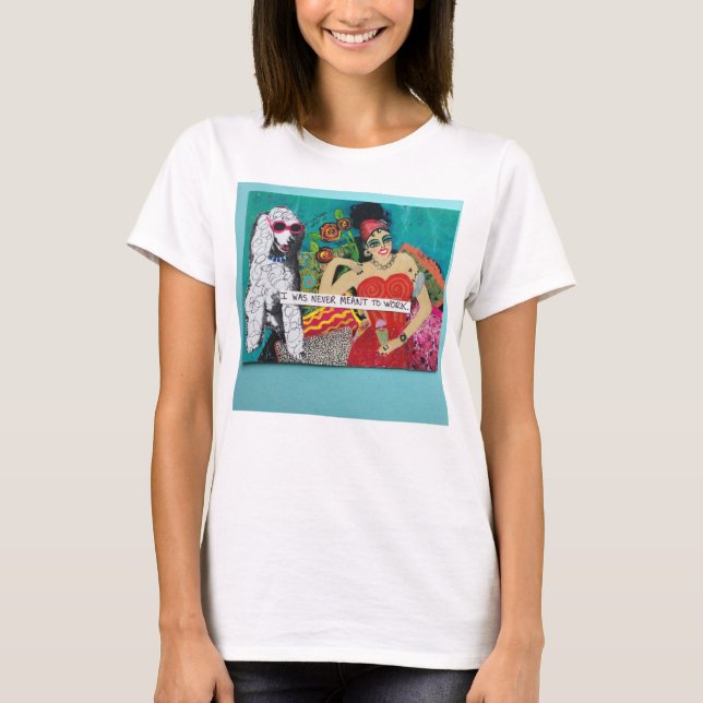 JAG BETYDDES ALDRIG FÖR ATT FUNGERA T-SHIRT (Framsida)