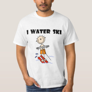 Jag bevattnar skidar T-tröja och gåvor Tee Shirt