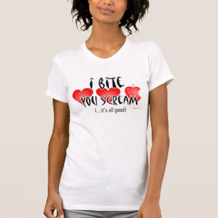 Jag biter, dig skriker frudrevkarltanktop för t shirt