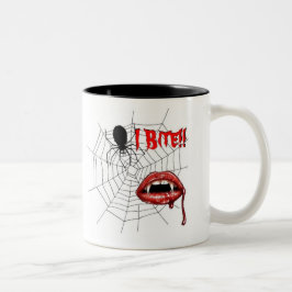Jag biter kaffemuggen!! Två-Tonad mugg