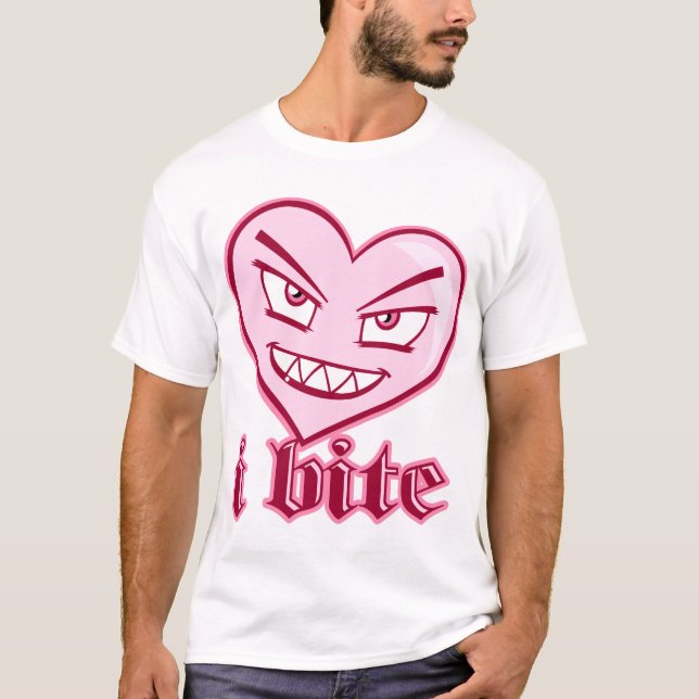 Jag biter t-shirt (Framsida)
