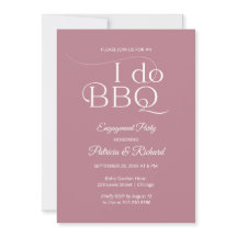 Jag bjuder in BBQ-Förlovningsfest