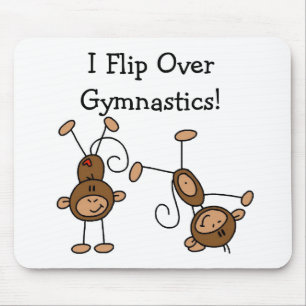 Jag bläddrar över gymnastikTshirts och gåvor Musmatta