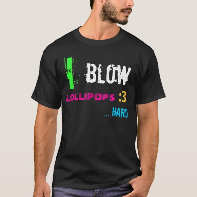 Jag blåser klubbor t-shirt (Framsida)