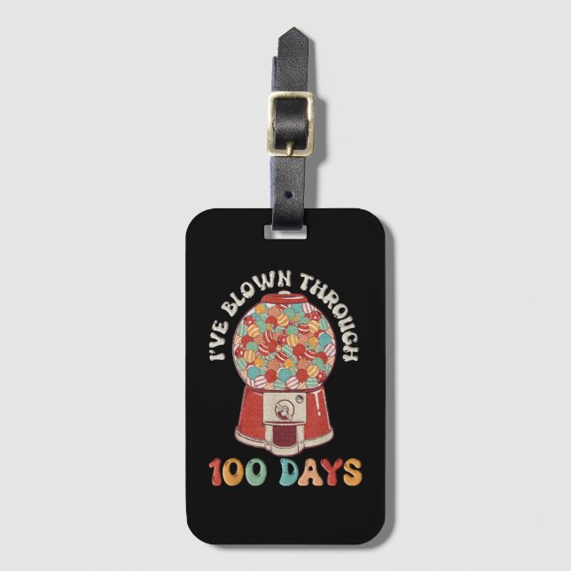 Jag blåste igenom 100 dagar bagagebricka (Framsida vertikal)