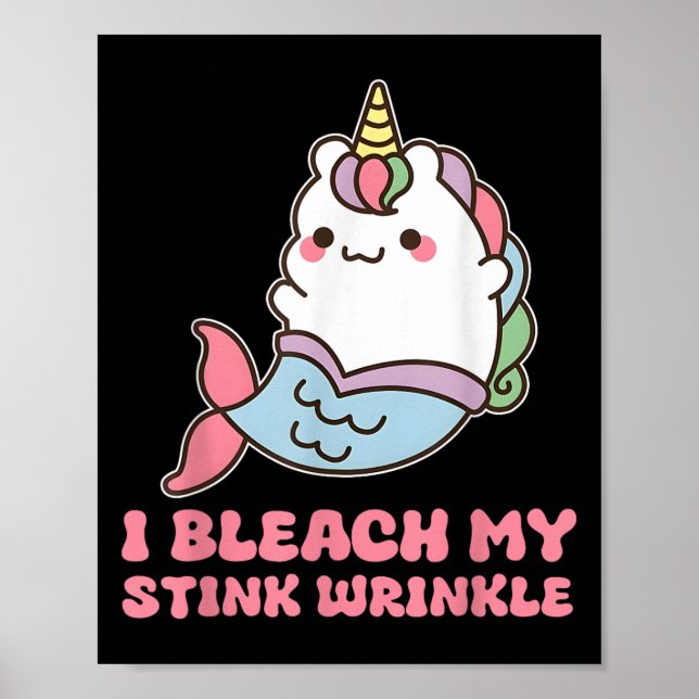 Jag Bleach My Stink Wrinkle Poster (Framsidan)