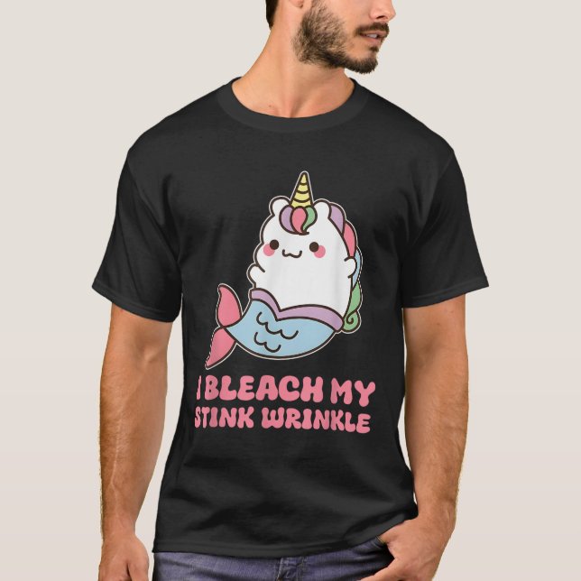 Jag Bleach My Stink Wrinkle T Shirt (Framsida)