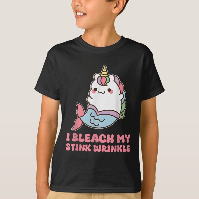 Jag Bleach My Stink Wrinkle T Shirt (Framsida)