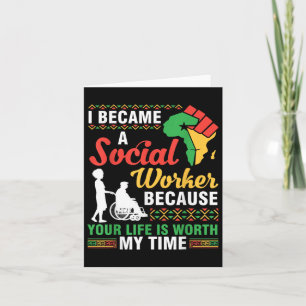 Jag blev arbetare i Social eftersom ditt liv är då Kort