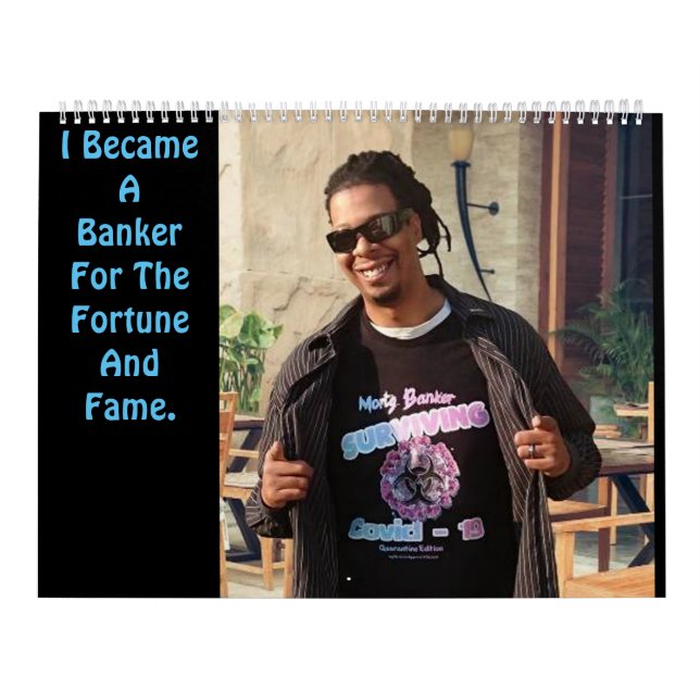 Jag blev bankman för Fäst och Fame Kalender (Omslag)