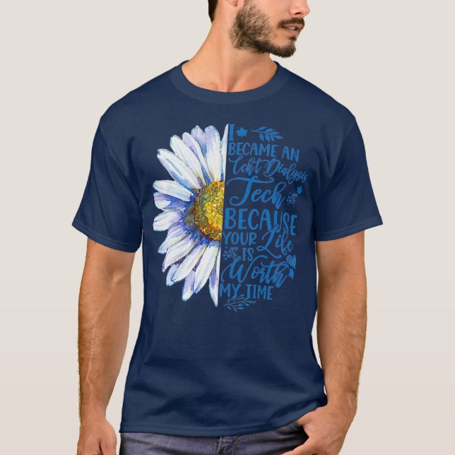 Jag blev en Ccht Dialysis Tech för ditt liv T Shirt (Framsida)