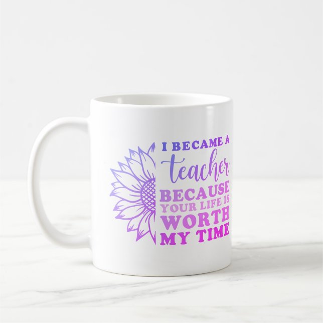 Jag blev en lärarinna... -........................ kaffemugg (Vänster)