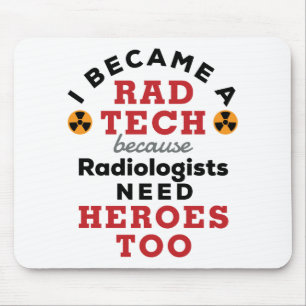 Jag blev en Rad Tech Funny Radiologic Technolog Musmatta