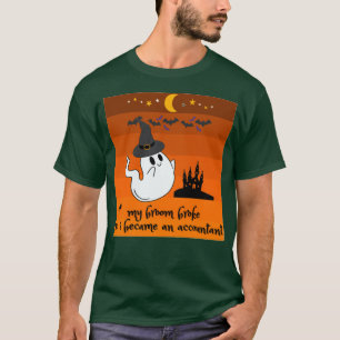 Jag blev fattig så jag blev revisor för hallo t shirt