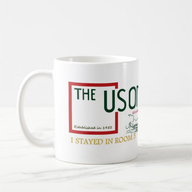 Jag blev i rum 5 - muggen kaffemugg (Vänster)