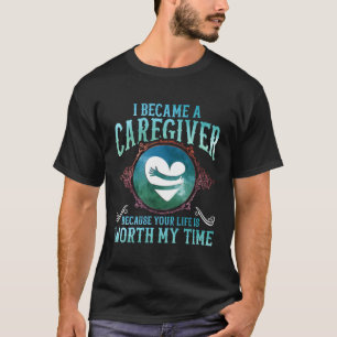 Jag blev karriär eftersom ditt liv är värt mitt t shirt