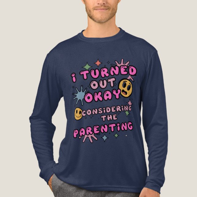 Jag blev klar med föräldern. t shirt (Framsida)