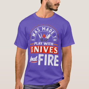 Jag blev lurad att leka med Knivar och eldfluga. T Shirt