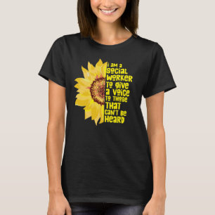 Jag blev solrosblomma i Social Ord T Shirt
