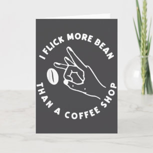 Jag blinkar mer än en kaffebutik Roligt kaffe  Kort