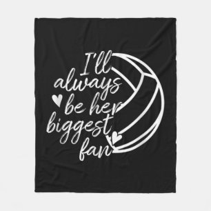 Jag blir alltid hennes största Volleyball Fläkt Pa Fleecefilt