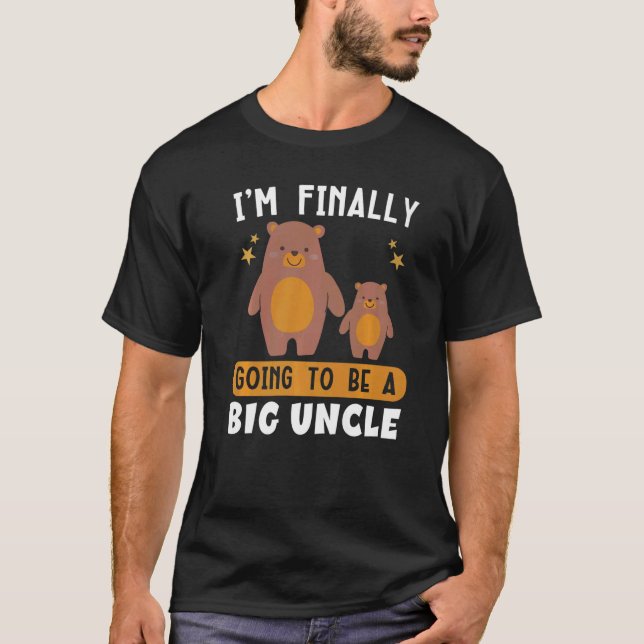 Jag blir äntligen Underbar farbror T Shirt (Framsida)