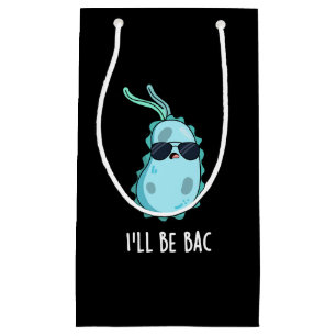 Jag blir Bac-funny biologi Bacteria Pun-Mörk BG