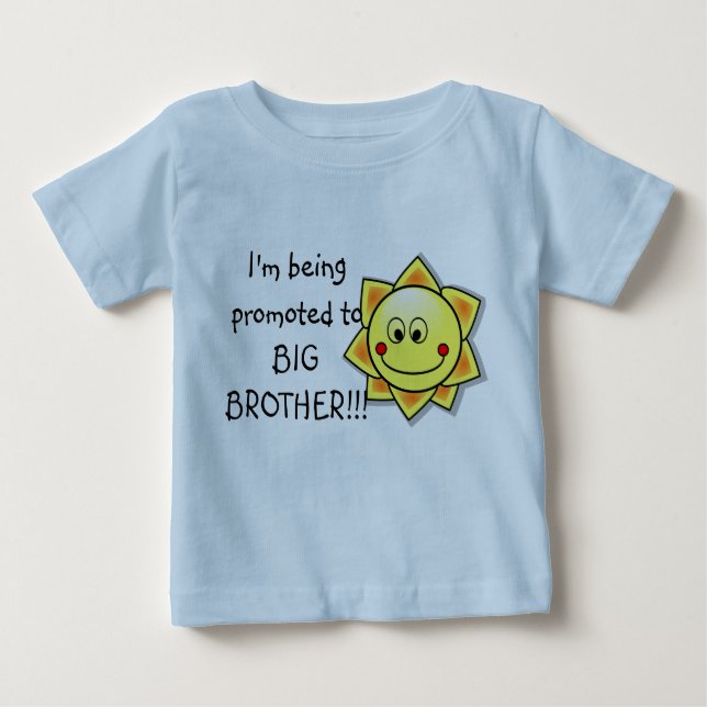 Jag blir befordrad till Big Brother Infant Tshirt T Shirt (Framsida)