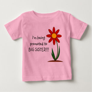 Jag blir befordrad till Big Sister Infant Tshirt T Shirt
