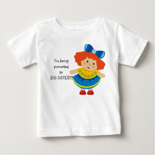 Jag blir befordrad till Big Sister Infant Tshirt T-shirt
