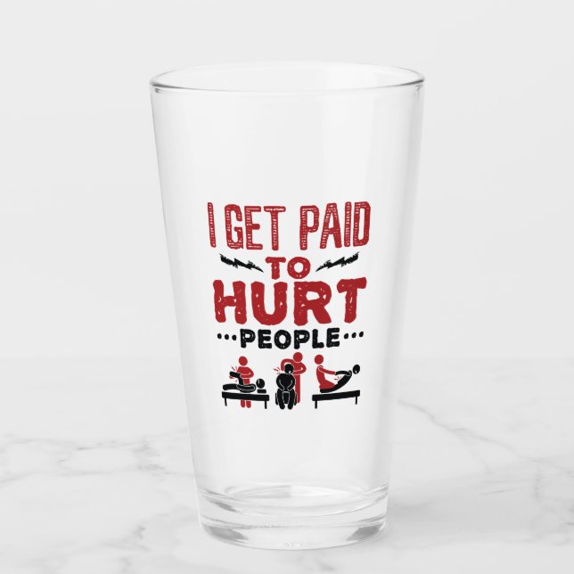 Jag blir Betalat att Ont människor Glaskopp (Framsida)