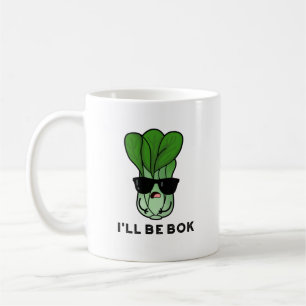 Jag blir Bok Funny Veggie Movie Pun Kaffemugg