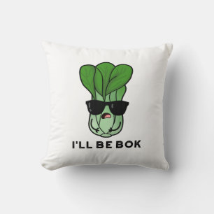 Jag blir Bok Funny Veggie Movie Pun Kudde