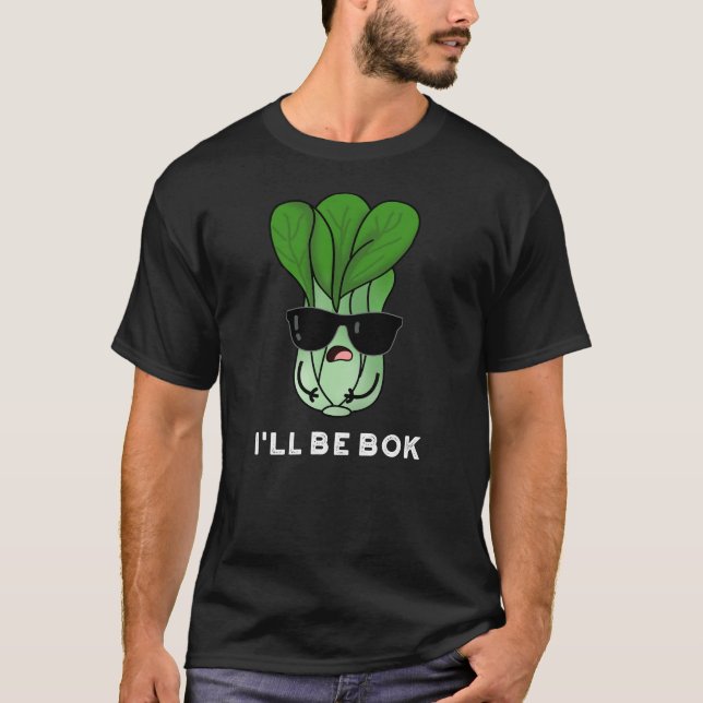 Jag blir Bok Funny Veggie Movie Pun Mörk BG T Shirt (Framsida)