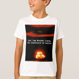 Jag blir död, världens förstörare. t-shirt