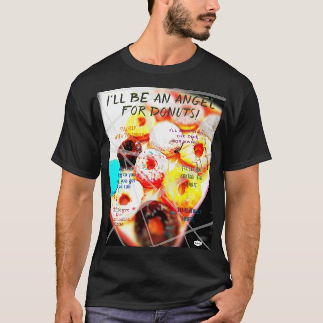 Jag blir en ängel för Donuts - HAMbWG T-Shirt (Framsida)
