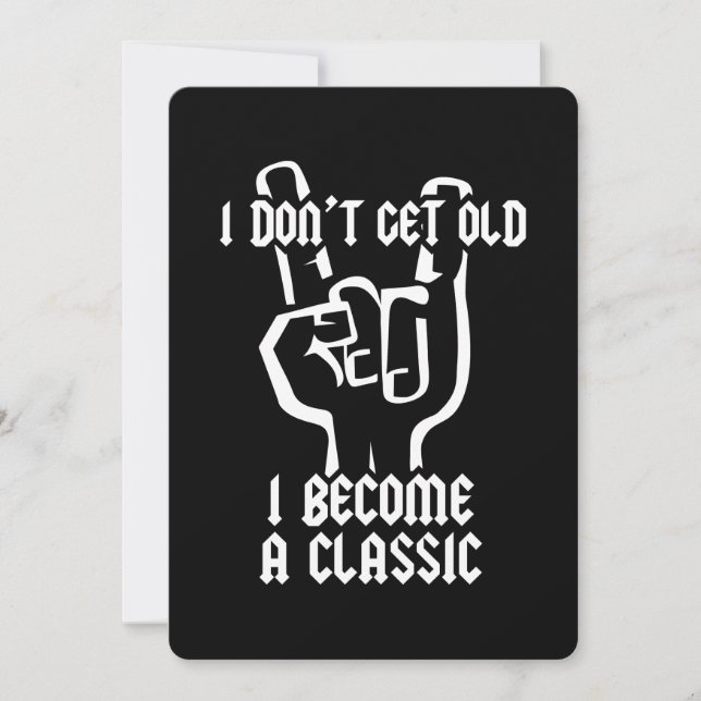 Jag blir en klassisk inbjudningar (Framsida)