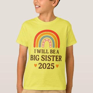 Jag blir en storsyster 2025 t shirt