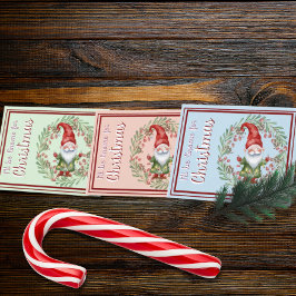 Jag blir Gnome för julfärgsfärgkort Tack Kort