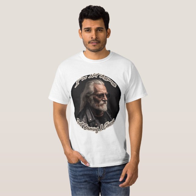 Jag blir inte gammal för att bli klassisk t shirt (Hel framsida)