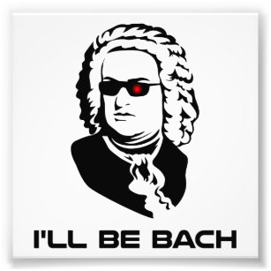 Jag blir Johann Sebastian Bach Fototryck