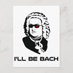 Jag blir Johann Sebastian Bach Vykort