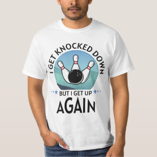 Jag blir knäckt, men jag går upp igen t shirt