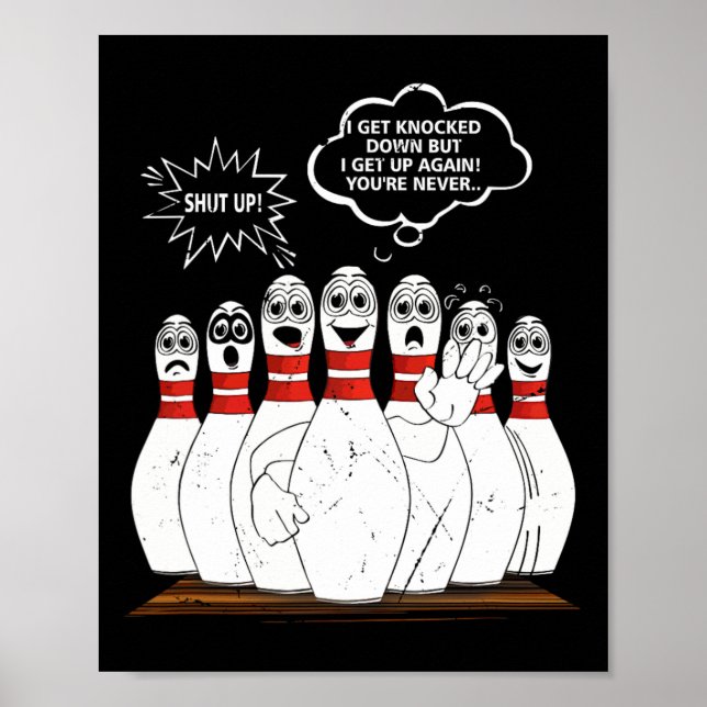 Jag blir knäckt, men jag kommer upp igen... Du är  Poster (Framsidan)