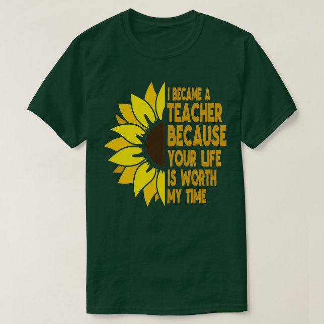 Jag blir lärare i back to school 100 skoldagar t shirt (Design framsida)