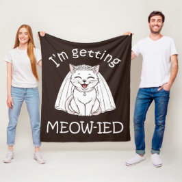 Jag blir Meow-ad! Fleecefilt