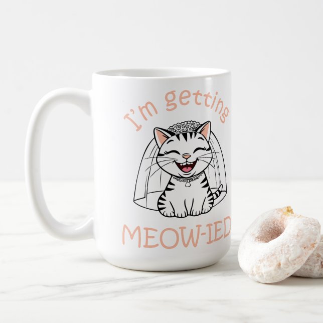 Jag blir Meow-ad! Kaffemugg (Med munk)