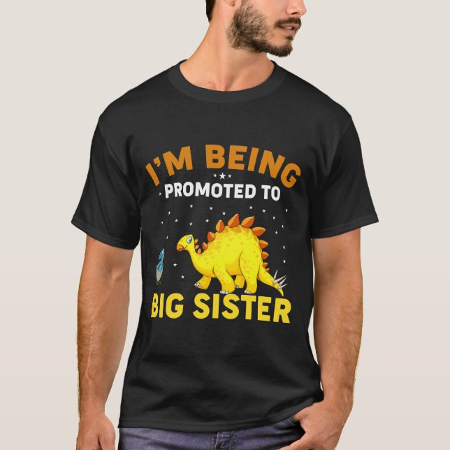 Jag blir storasyster – Söt graviditet  T Shirt (Framsida)