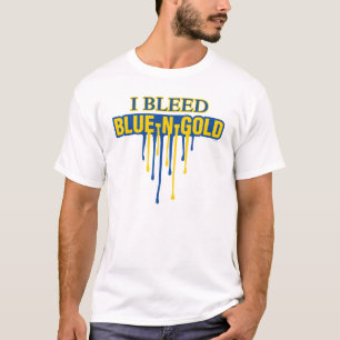 Jag blöder blått och guld tröja