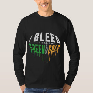 JAG BLÖDER GRÖNT & GULD TEE SHIRT